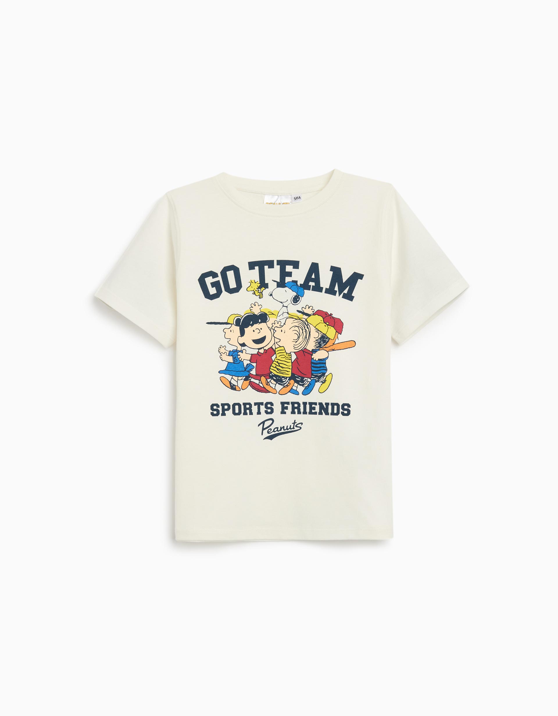 T-shirt 'Snoopy', Menino, Branco