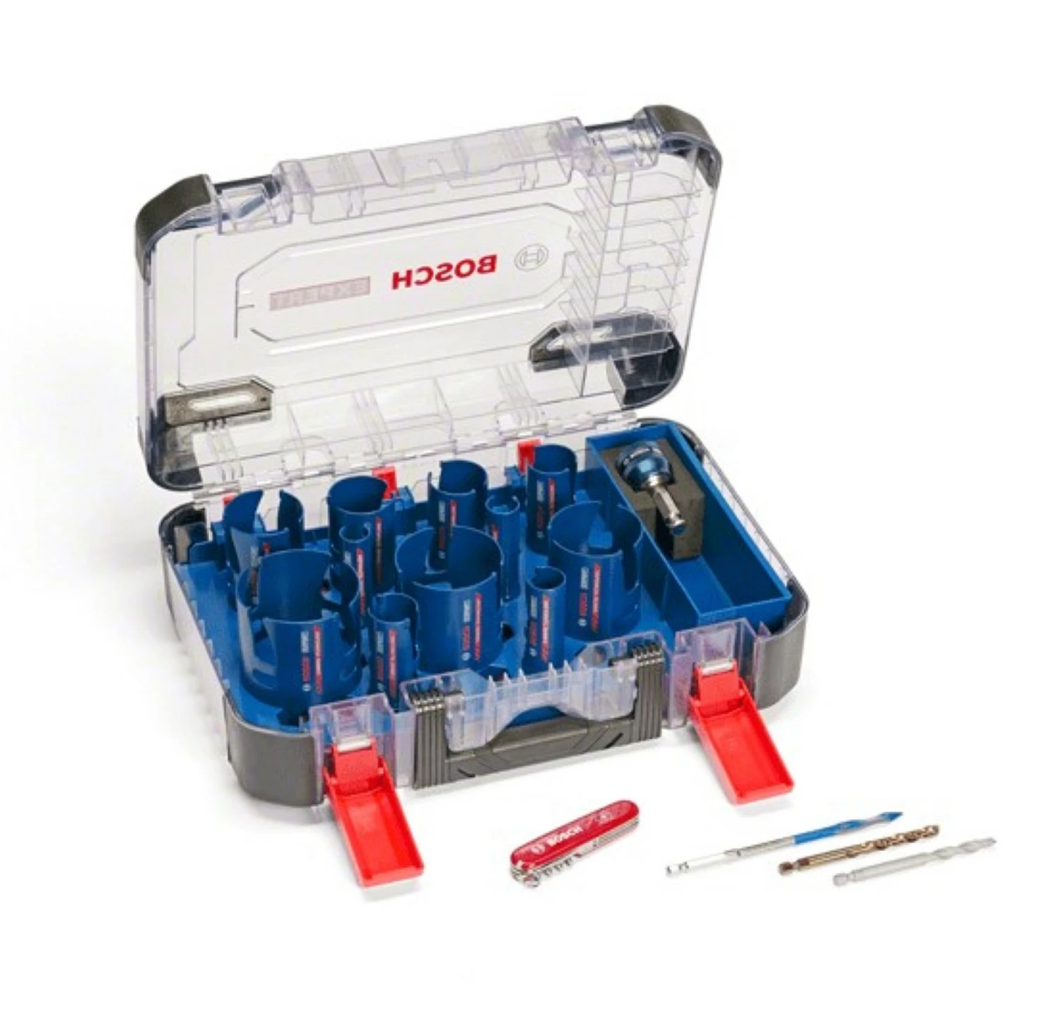 Bosch 061599763Y 15-delige Gatzagenset in koffer - Victorinox mes