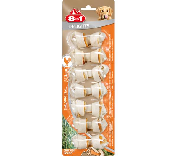 8in1 Hundesnack Delights Kauknochen