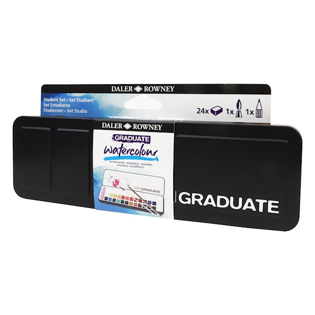 Akvarellfarge Graduate 24 Halvkopper Daler-Rowney