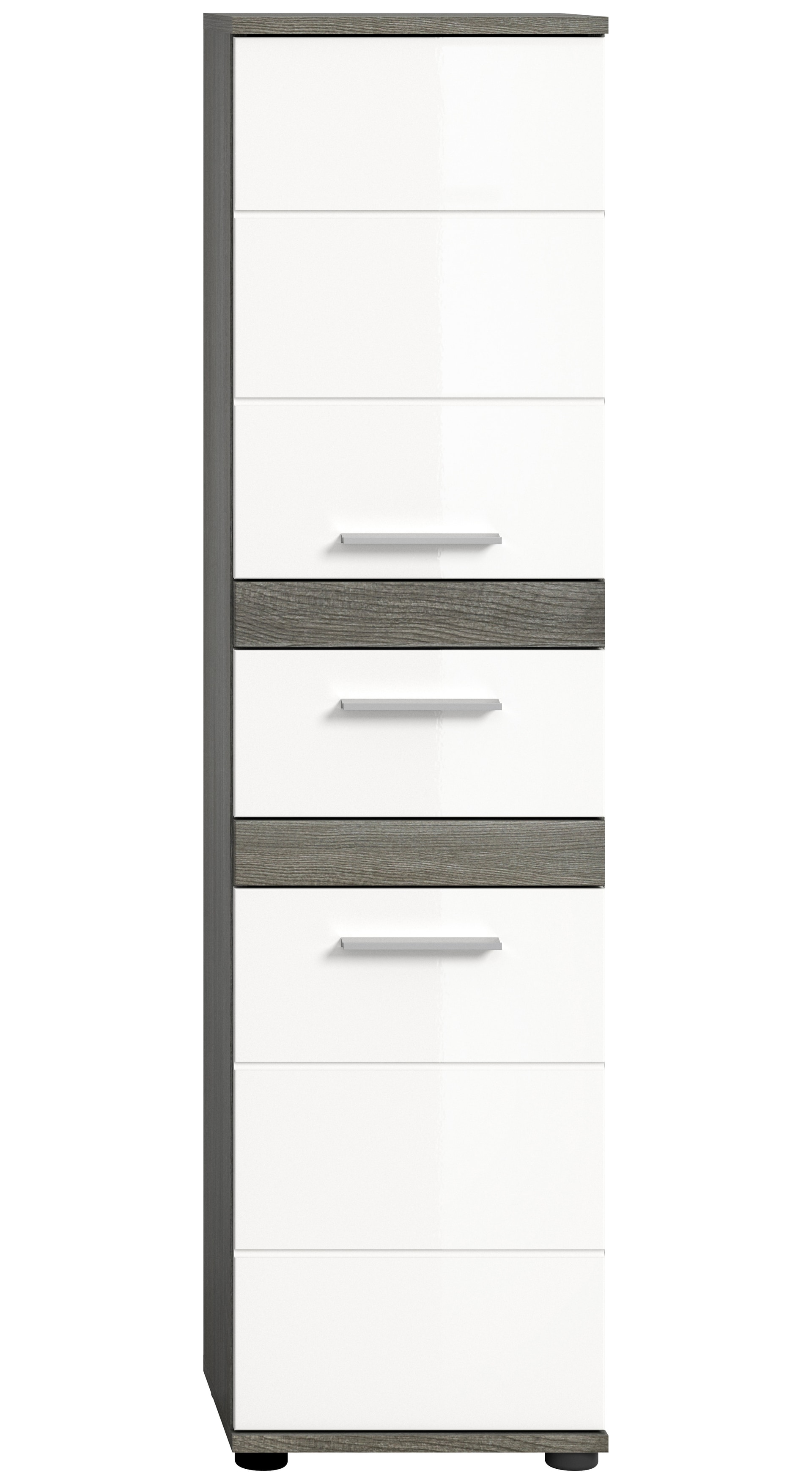 Unterschrank Blake weiß/grau B/H/T 35x137x31 cm