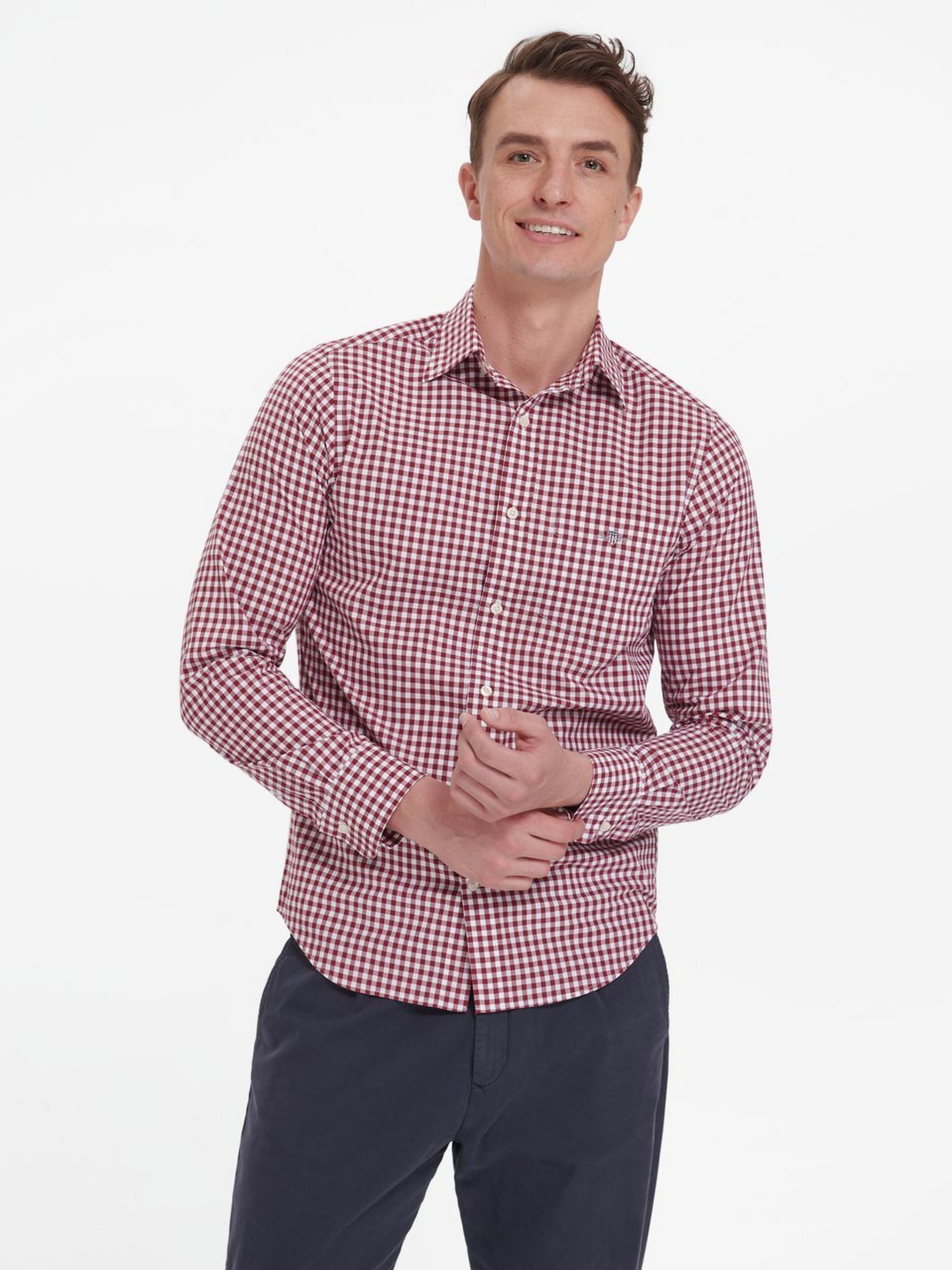 Hemd „Reg Poplin Gingham Shirt“