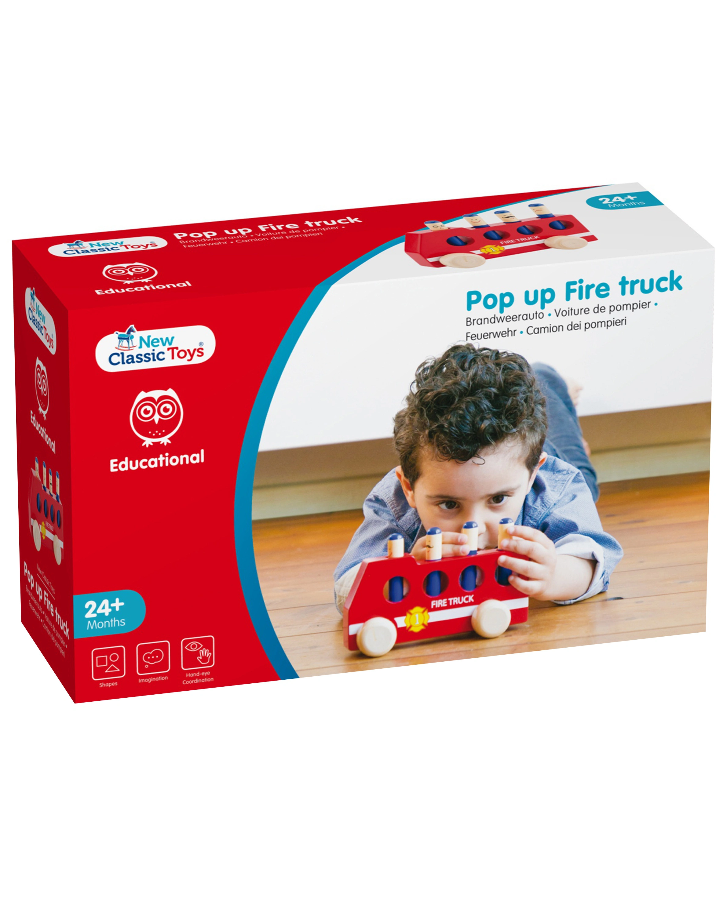 Pop-Up-Spiel FEUERWEHR in rot