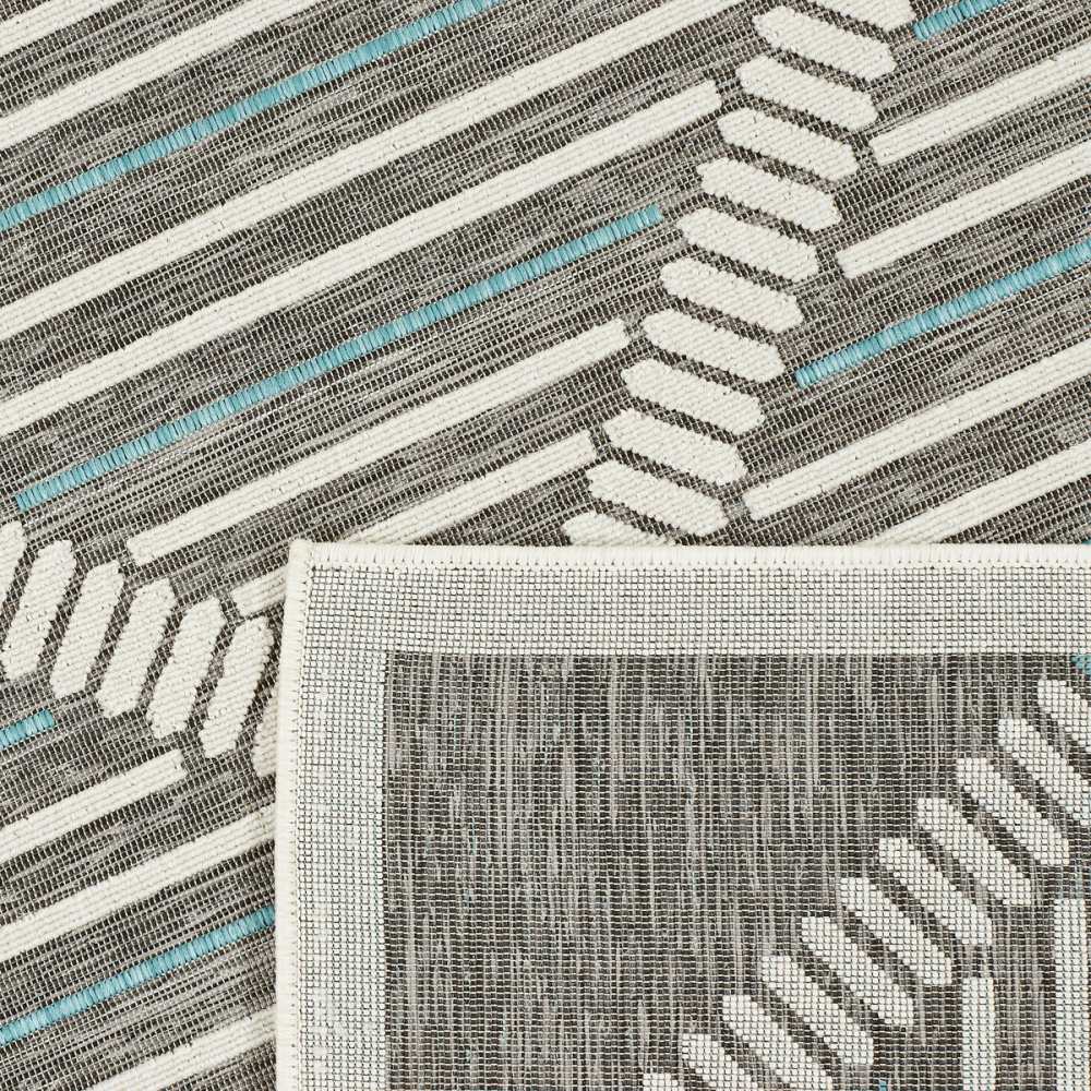 Tapis intérieur extérieur anthracite acapulco 1672 160 x 230 cm