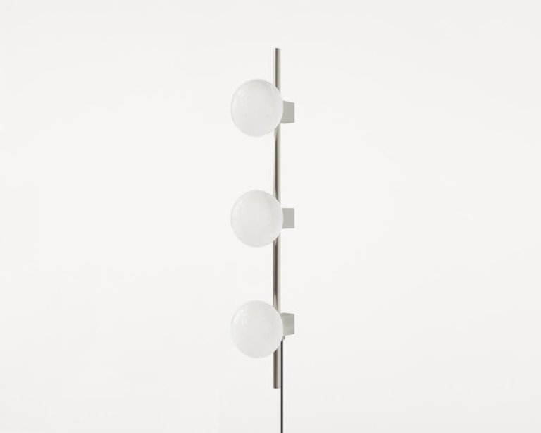 Frama Ovoid Triple wandlamp staal
