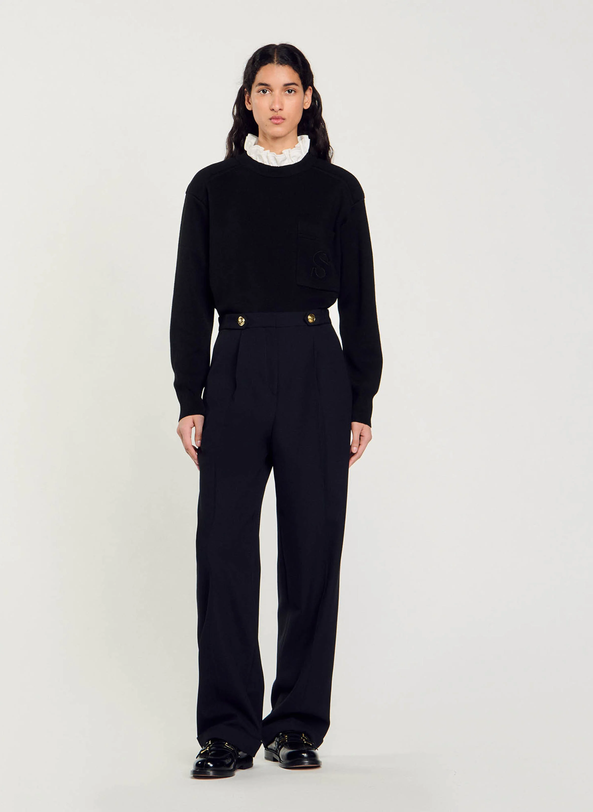 Pantalon droit | Noir