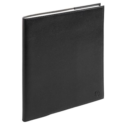 Agenda Rialto - 1 semaine sur 2 pages - 16 mois - 18,5 x 22,5 cm - noir - Exacompta