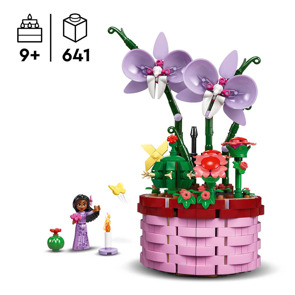Zeer leuke en verrassende set!Encanto Isabela's bloempot Bouwbaar Speelgoed voor Kinderen 43237