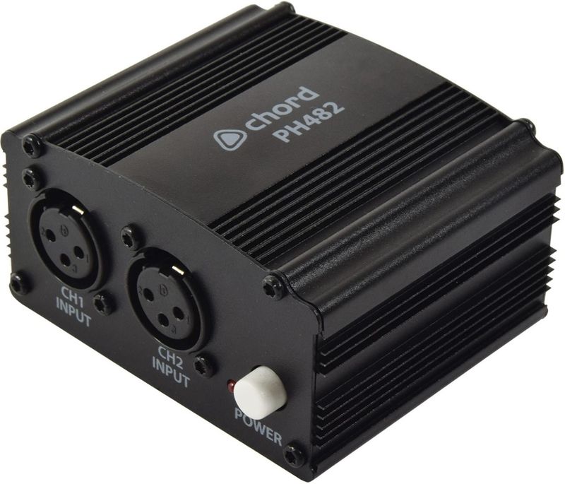 Chord PH482 dubbele Phantom power voor condensator microfoons