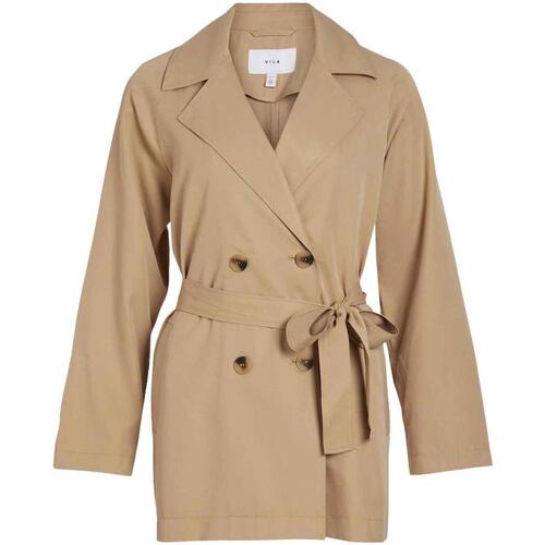 Vila - VIJANCINE L/S TRENCHCOAT Beige