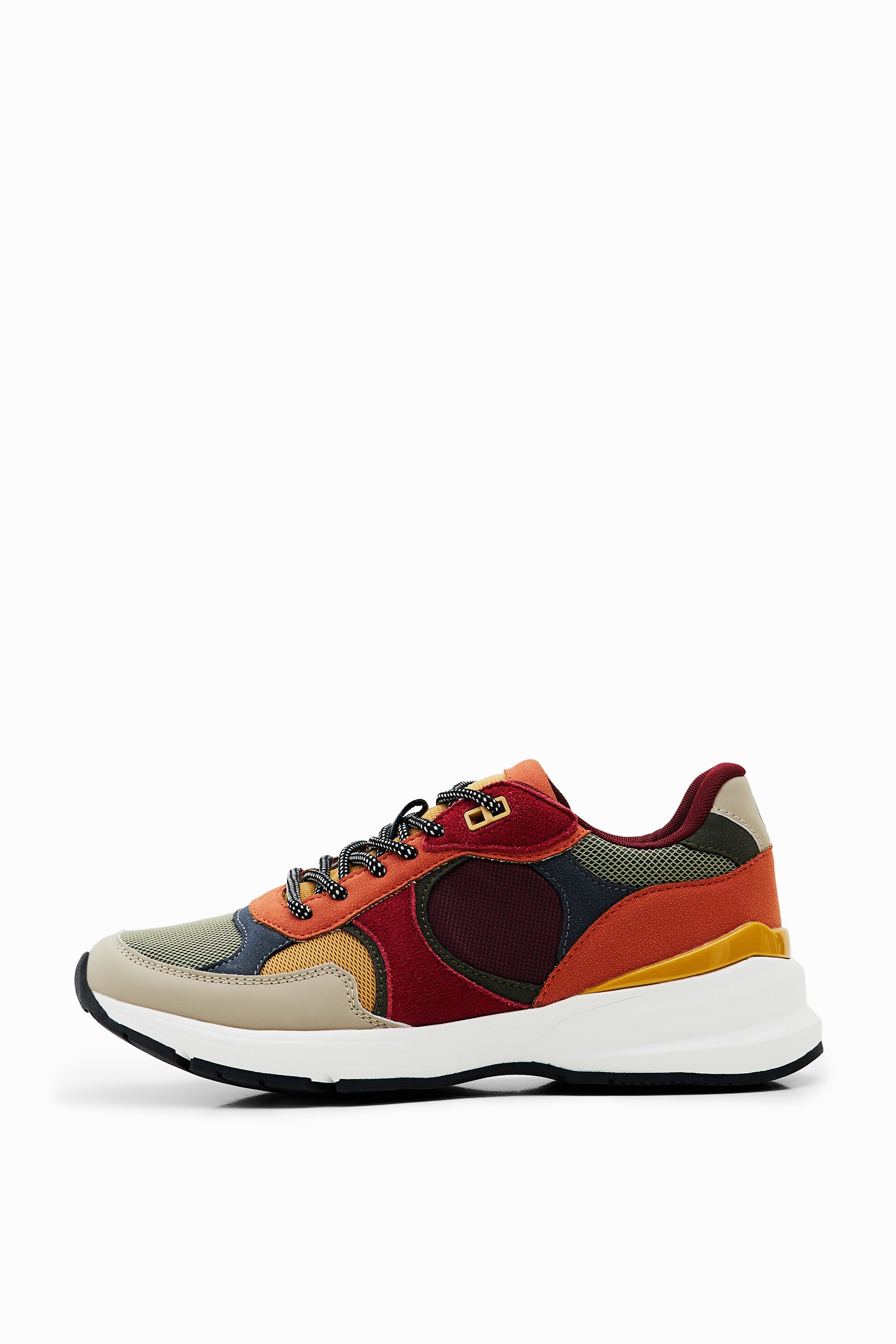 Baskets de running patchwork