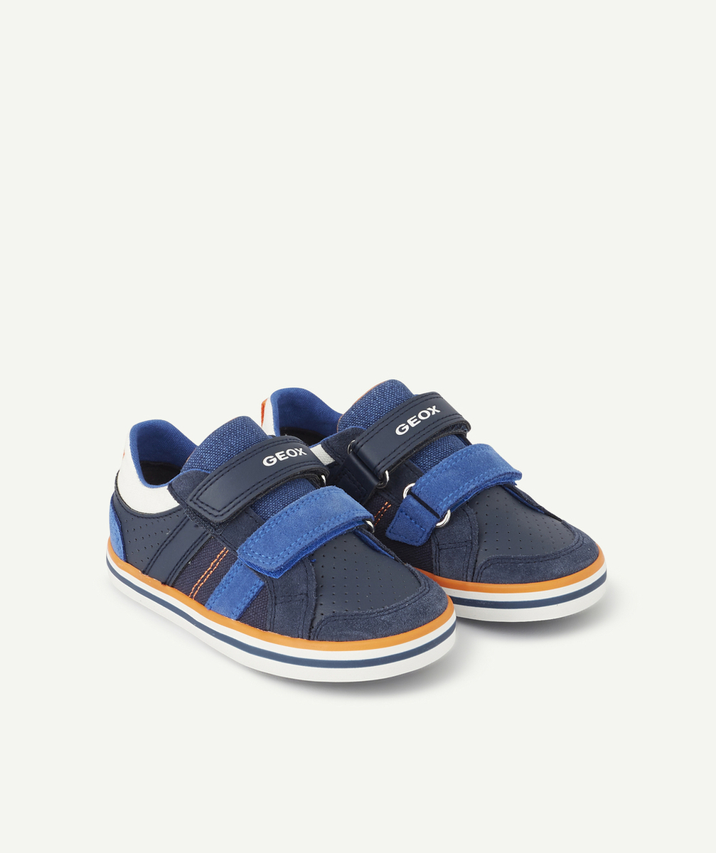 GEOXLES BASKETS BLEUES ET ORANGES
