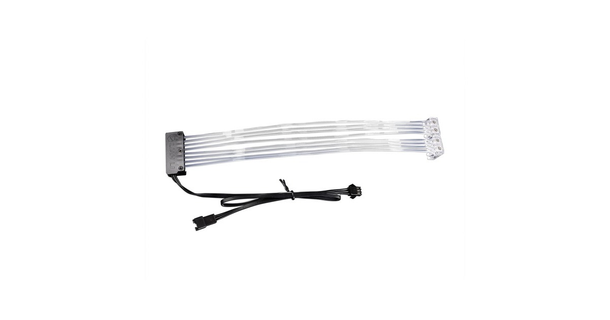 Lian LiStrimer 8-pin(6+2) VGA extension cable kabel  (30 centimeter, RGB leds)