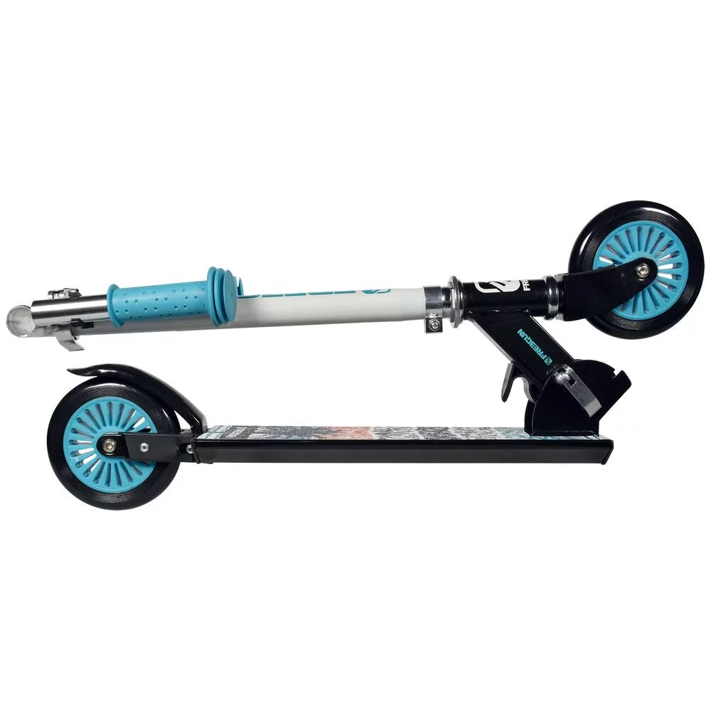 TROTINETTE FREEGUN BLEU 2 ROUES 121 MM