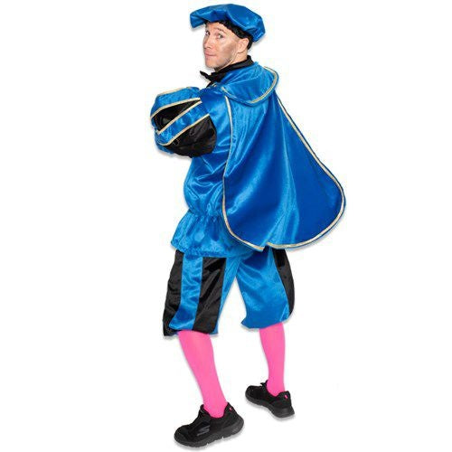 Pietenpak Fluweel   Cape Blauw/Zwart