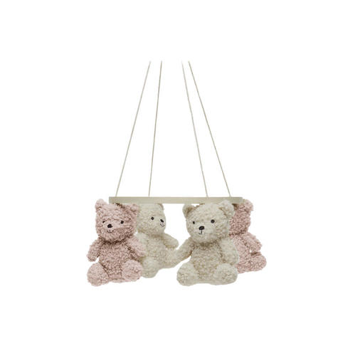 Mobile bébé Teddy bear - Wild rose/Natural - JOLLEIN