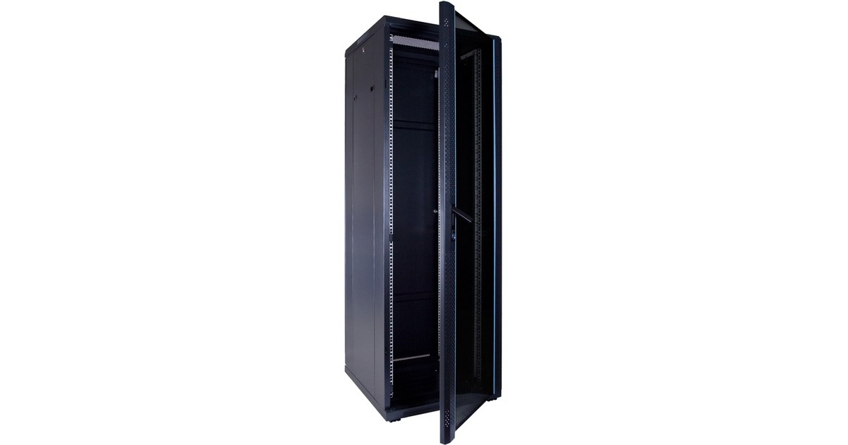 DSI37U serverkast met glazen deur - DS6637 server rack  (Zwart, 600 x 600 x 1800mm)