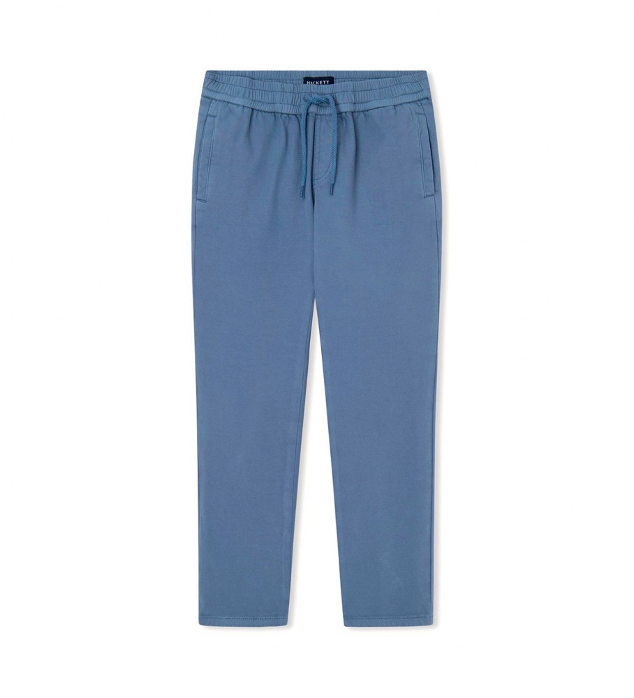 Calça Jogger Azul Texturizada Hackett