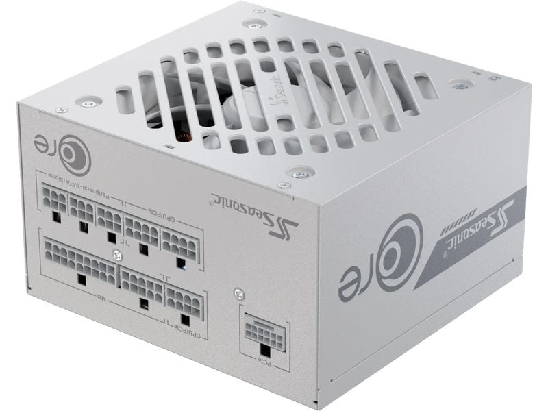 Seasonic Netzteil CORE GX Weiss ATX 3.1 850 W Leises und effizientes Netzteil mit ATX 3.1-Standard