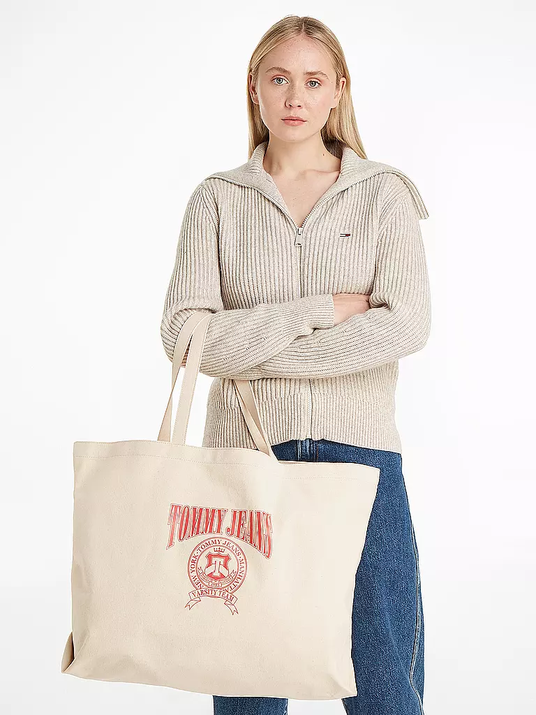 TOMMY JEANS Tasche - Shopper creme