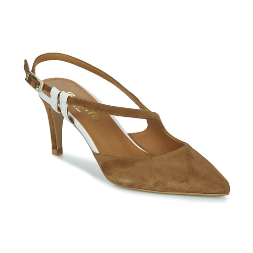 JB Martin - ESMEE - Chèvre velours camel / craie