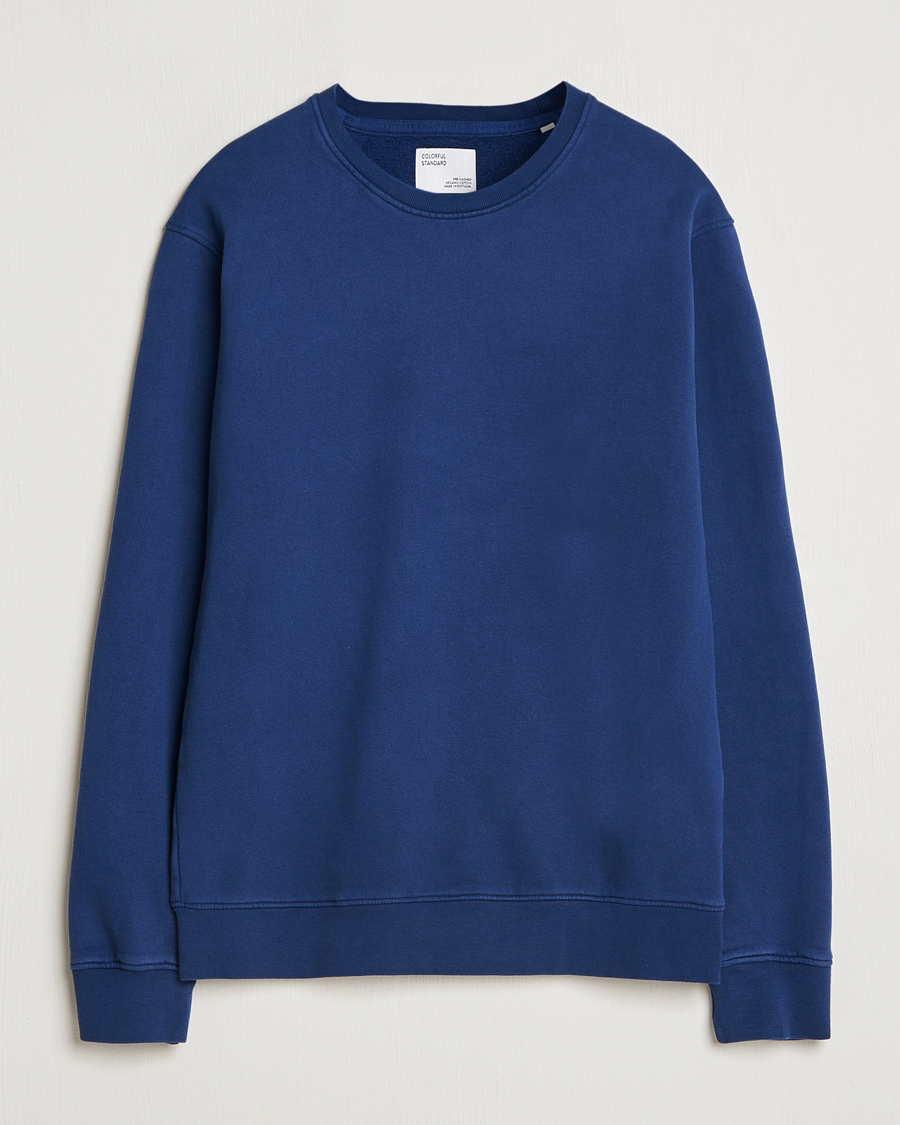Colorful Standard Classic Organic Crew Neck Sweat Marine Blue