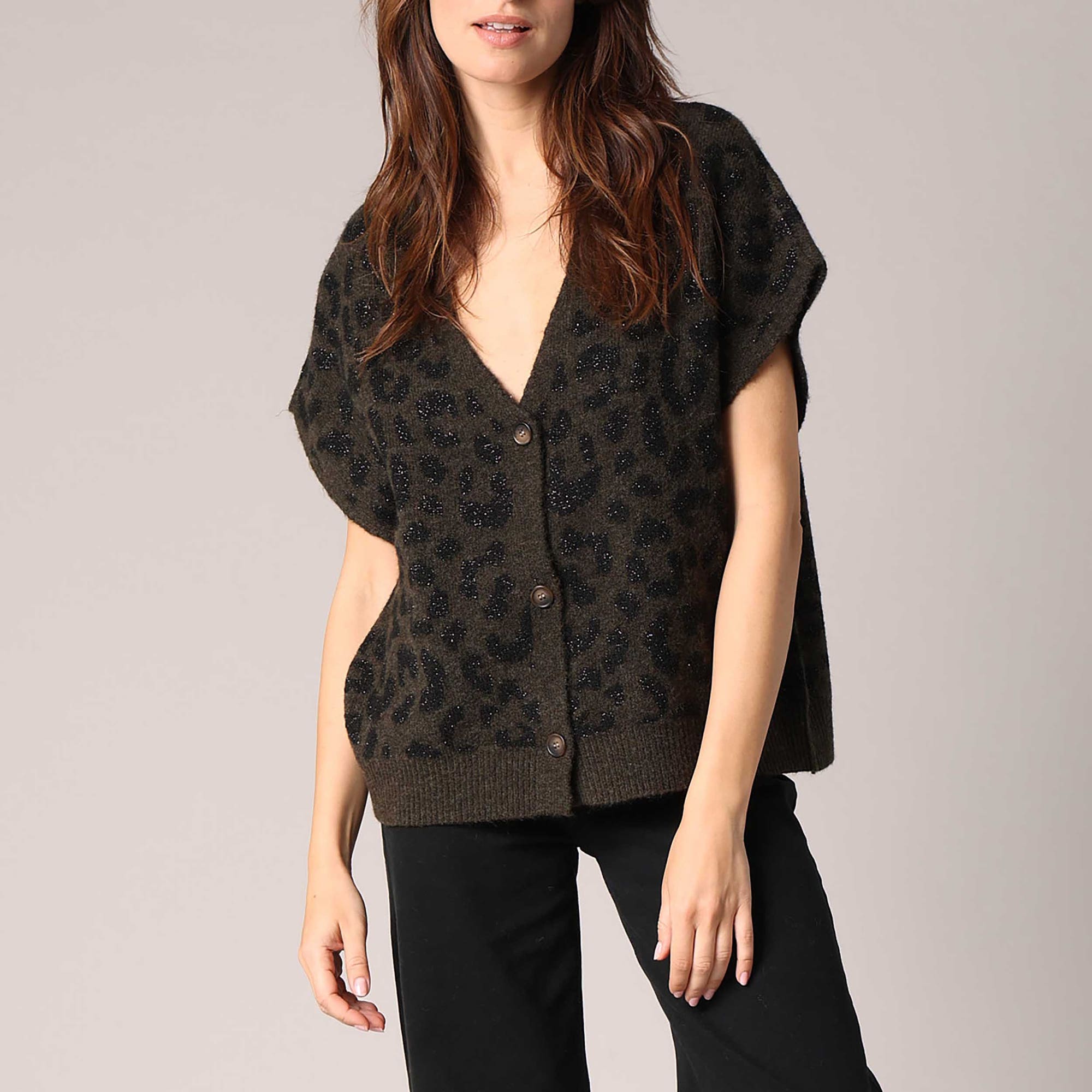 Pull Femme kaki
