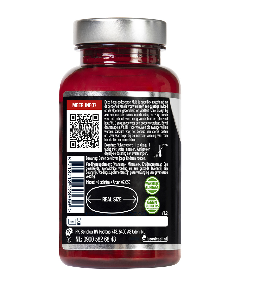 Lucovitaal Multi+ Compleet Vrouw (40 tabletten)