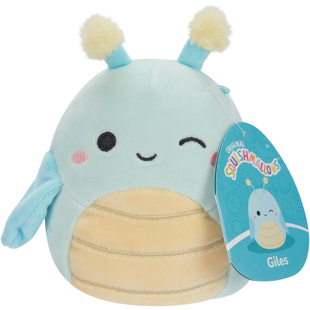 Køb Squishmallows 19 Cm P23 Giles Grasshopper