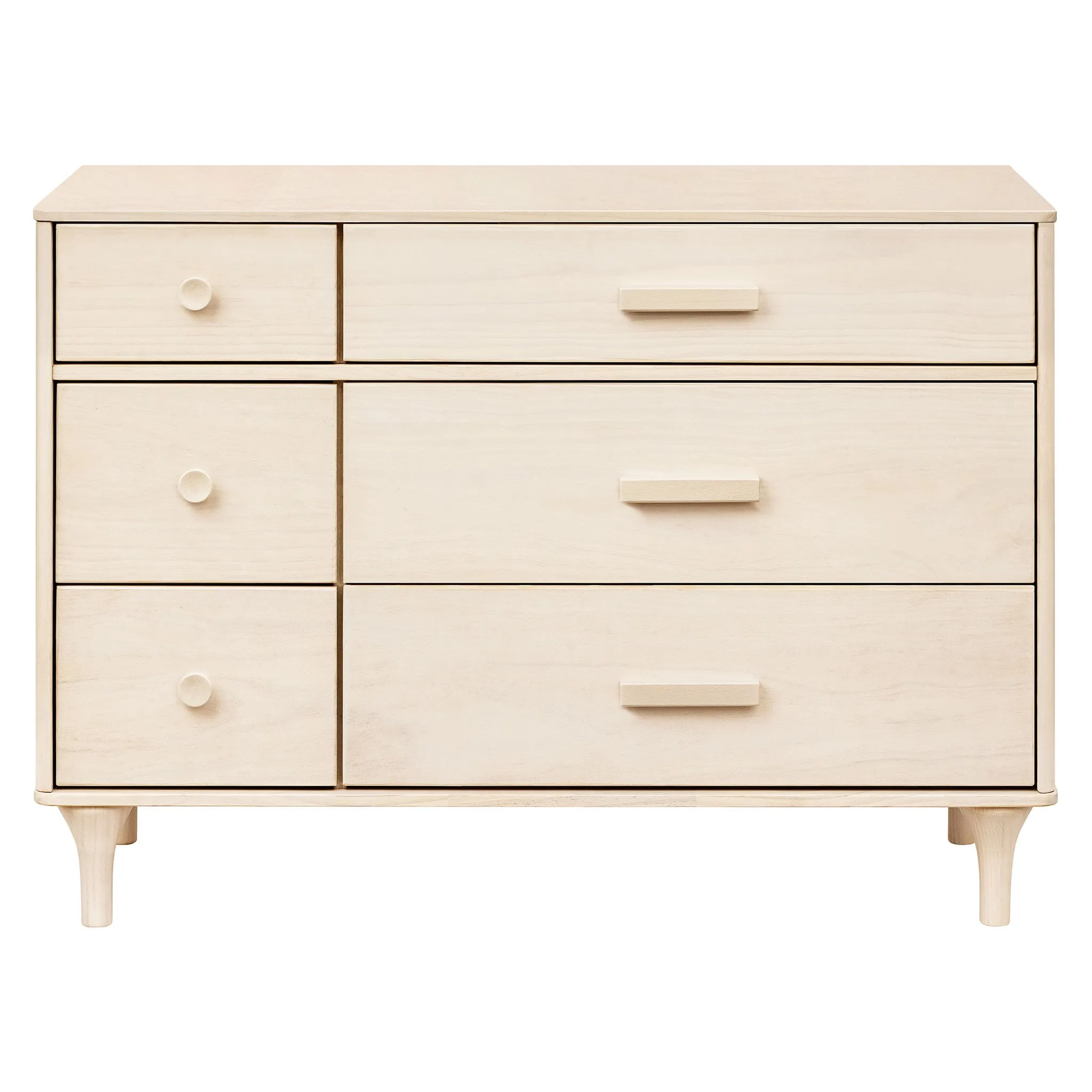 Babyletto Bureau Double 6 Tiroirs Lolly - Naturel Lavé