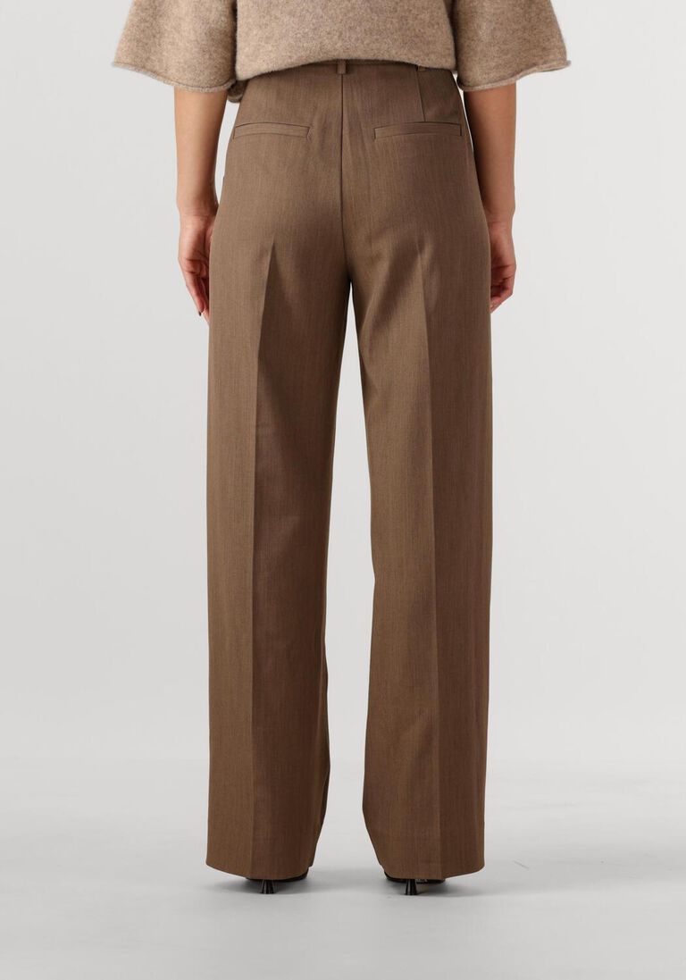 bruine second female wijde broek neel classic trousers