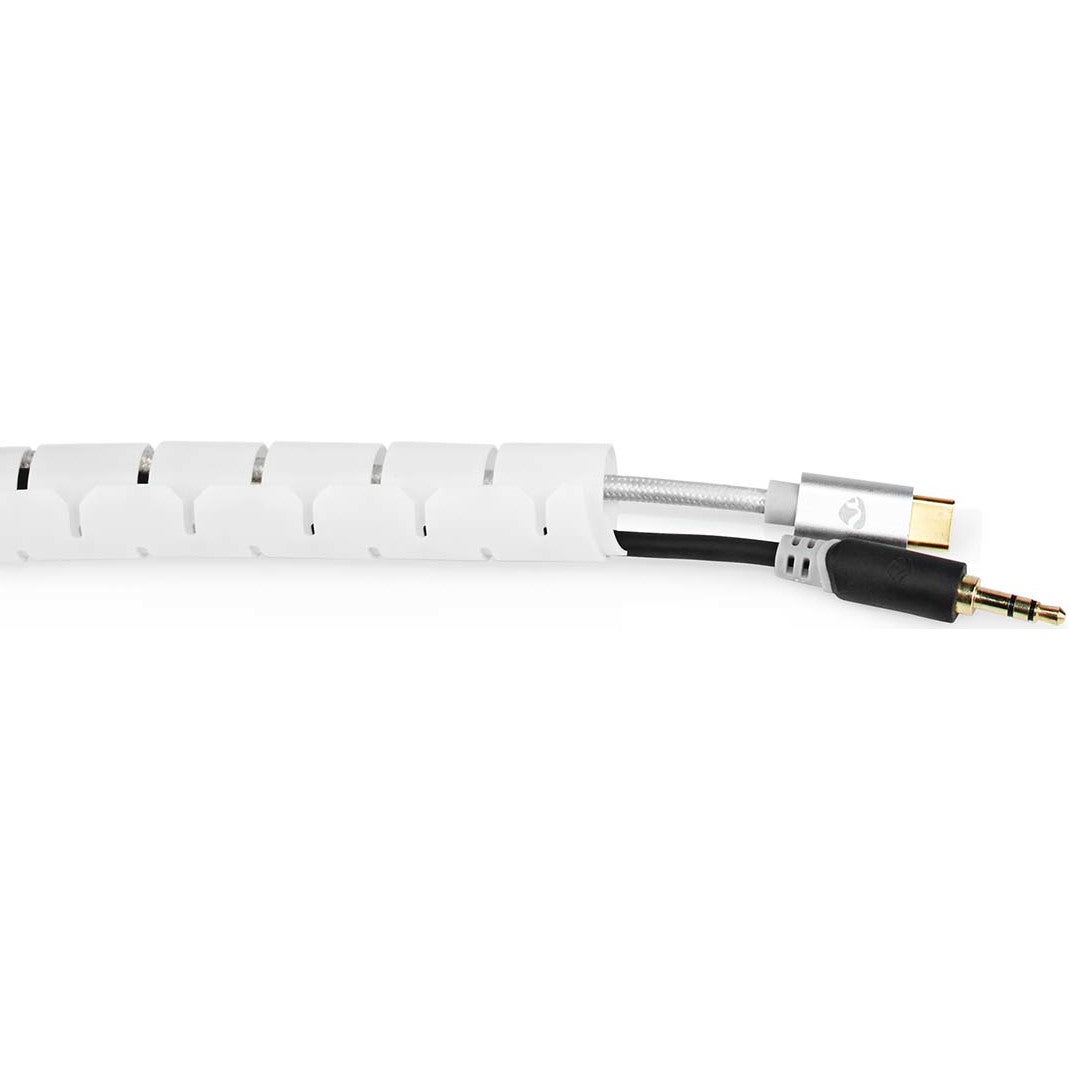 Nedis CMSW1922WT200 spiraalband 22 mm 2 meter wit