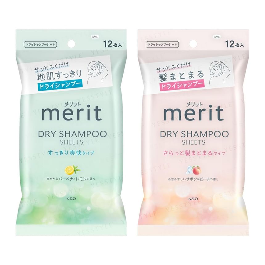 Kao - Merit Day+ Droogshampoo Sheets
