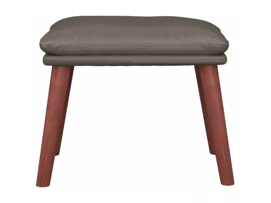 Repose-pied Gris 45x29,5x35 cm Similicuir