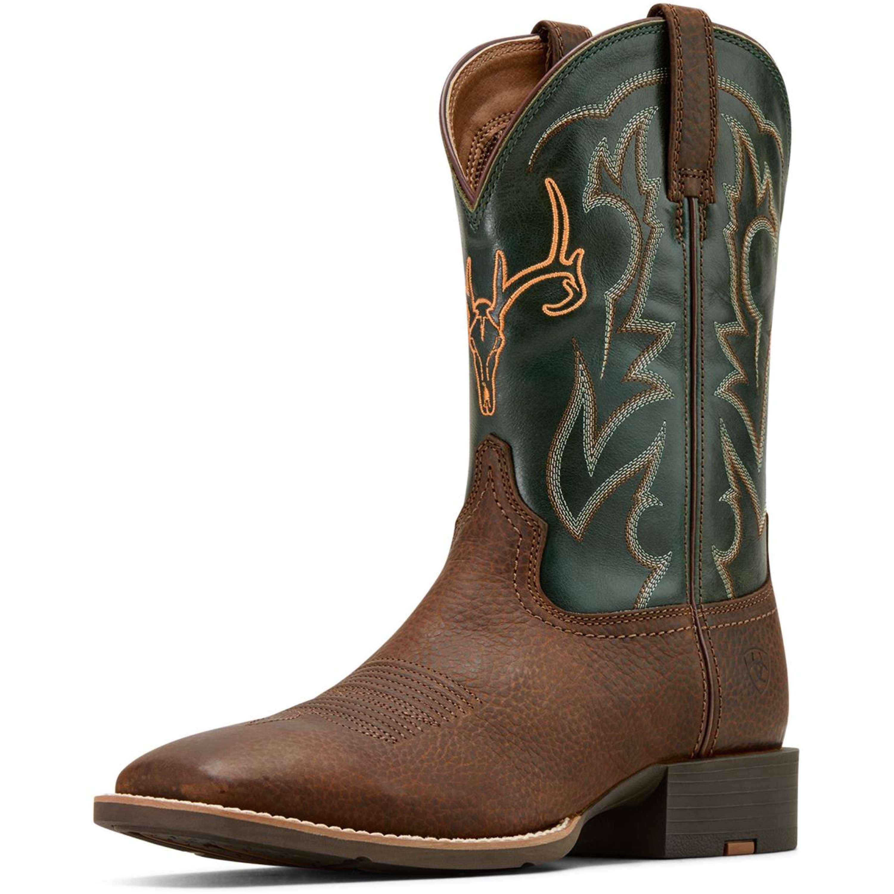 Ariat Westernlaarzen Sport Outdoor Heren Brown Oiled/Tack Green