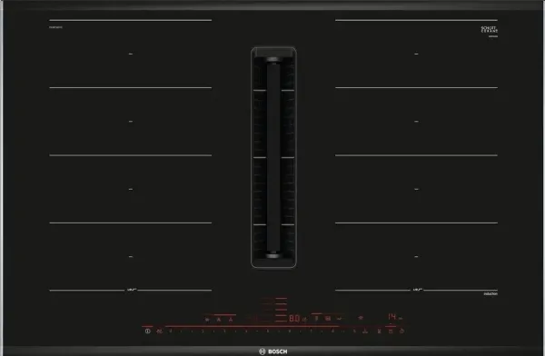 Bosch PXX875D57E Serie | 8 Induktionskogeplade med integreret emhætte 80 cm