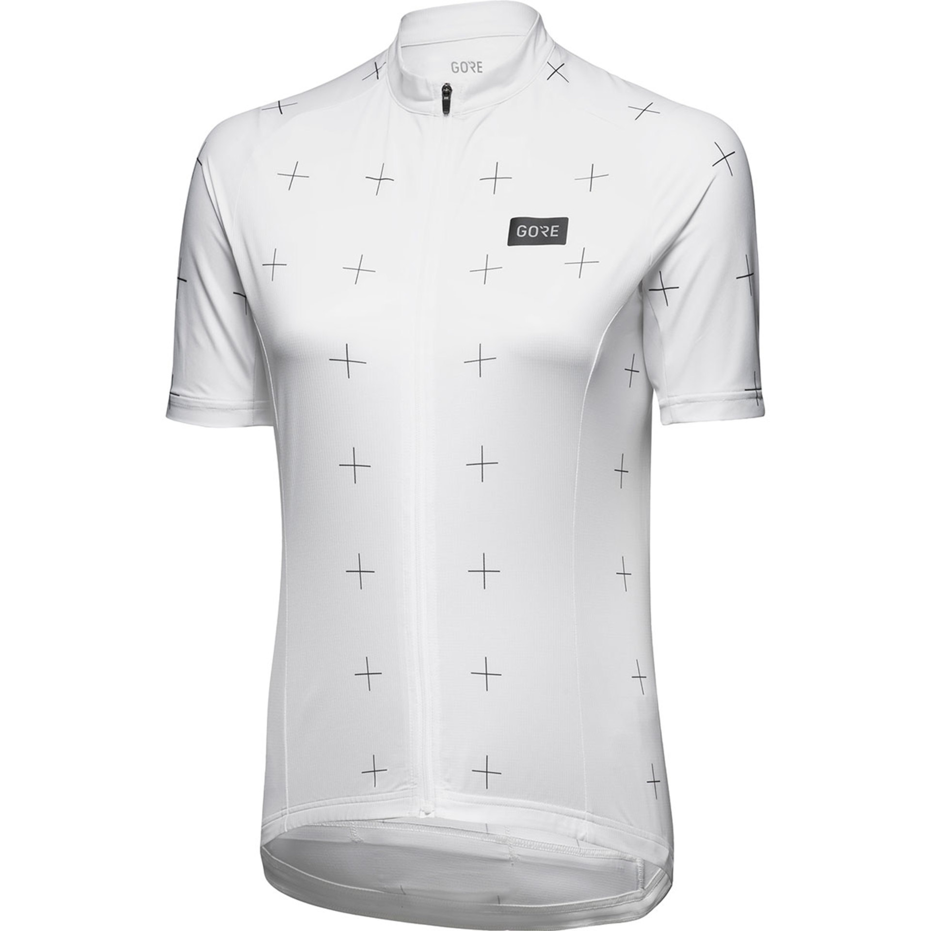 GORE Wear Daily Fietsshirt Korte Mouwen Wit/Zwart Dames