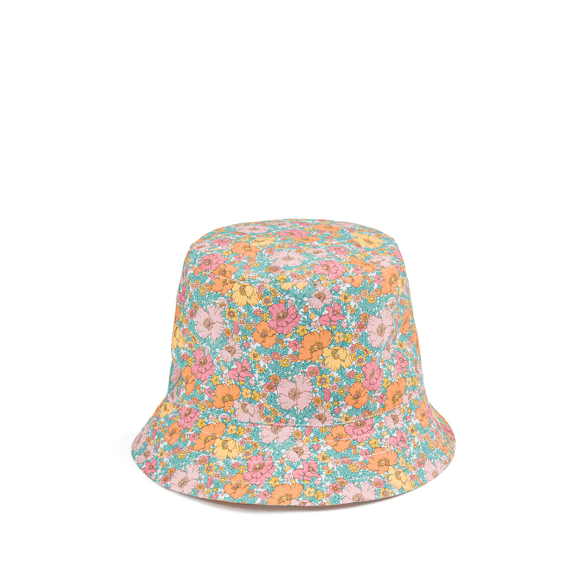 COLEÇÃO LA REDOUTE<br>Chapéu bucket em tecido Liberty Fabrics