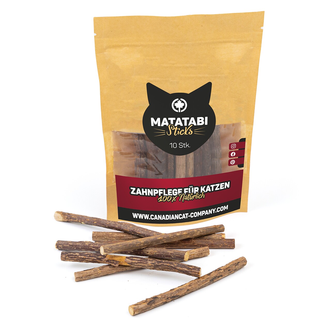 Canadian Cat Company Matatabi Sticks Zahnpflege für Katzen