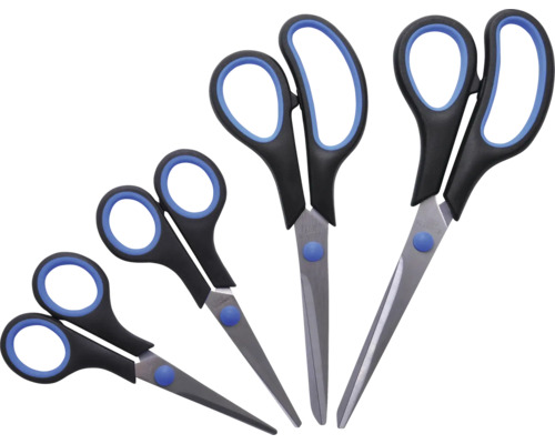 Scharenset universele schaar easygrip 4-delig.