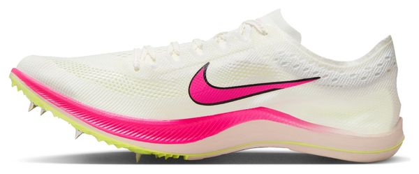 Chaussures d'Athlétisme Unisexe Nike ZoomX Dragonfly Blanc Rose Jaune