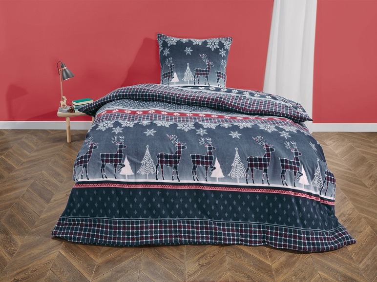 Fleece dekbedovertrek 140 x 200