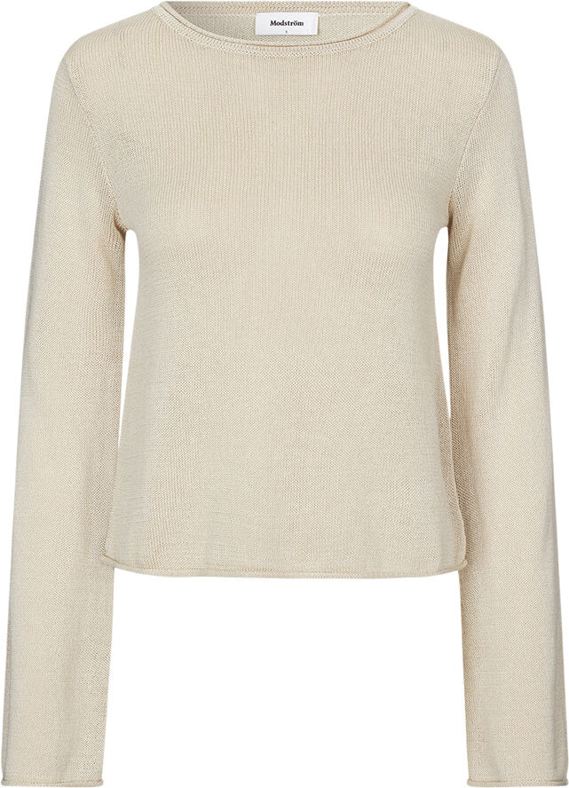 Modström IvonneMD flared o-neck Summer sand