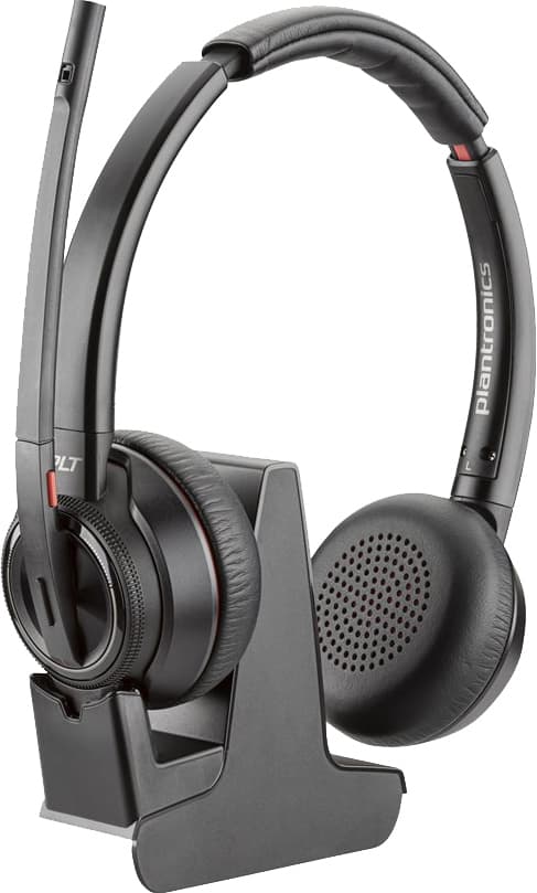 HP Poly Savi 8220-M høretelefoner med base