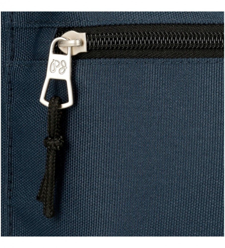 Estojo Pepe Jeans com três compartimentos 6334326 azul marinho