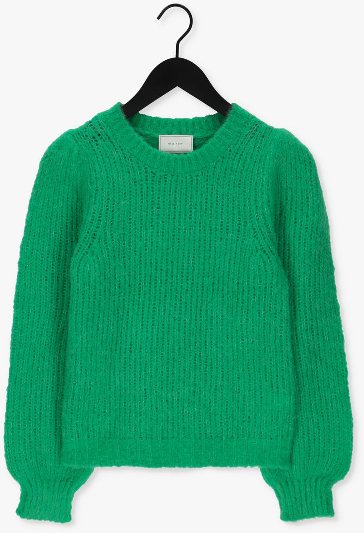 NEO NOIR groene neo noir trui martina fluffy knit blouse