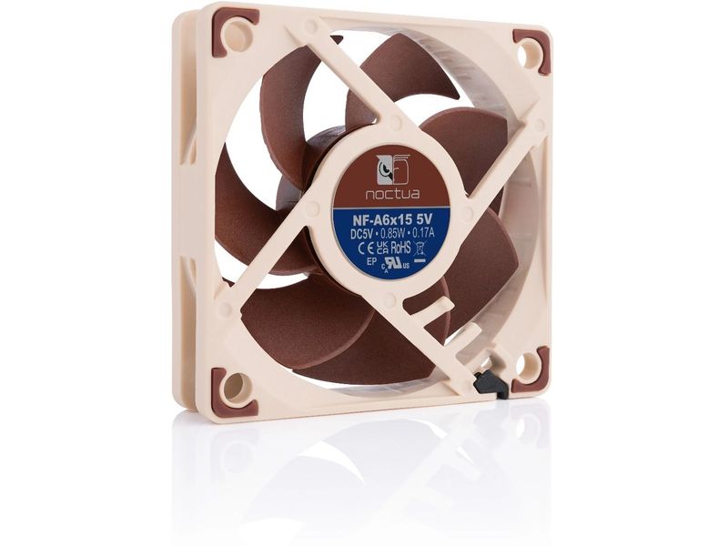 Noctua PC-Lüfter NF-A6x15 5V Hochoptimierter leiser 60 mm Lüfter