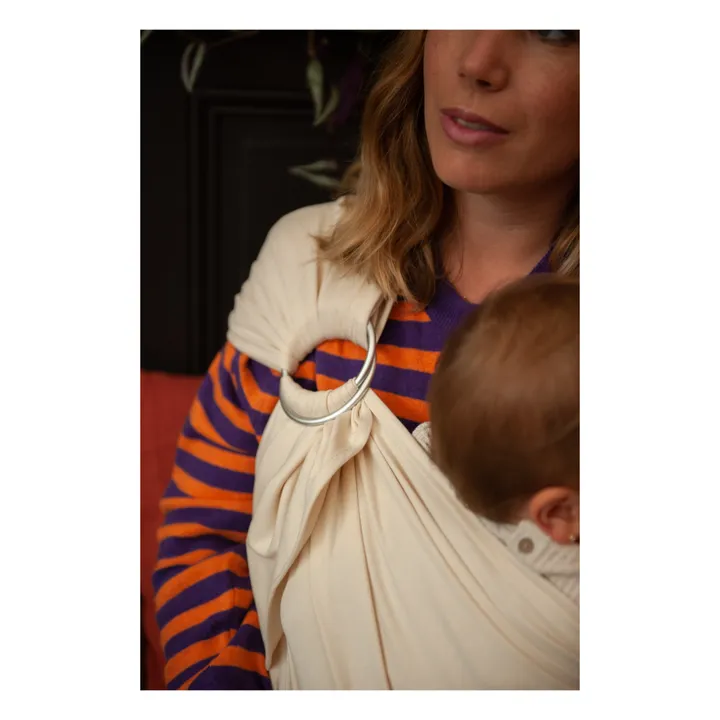 Mama Hangs Sling en coton bio | Ecru