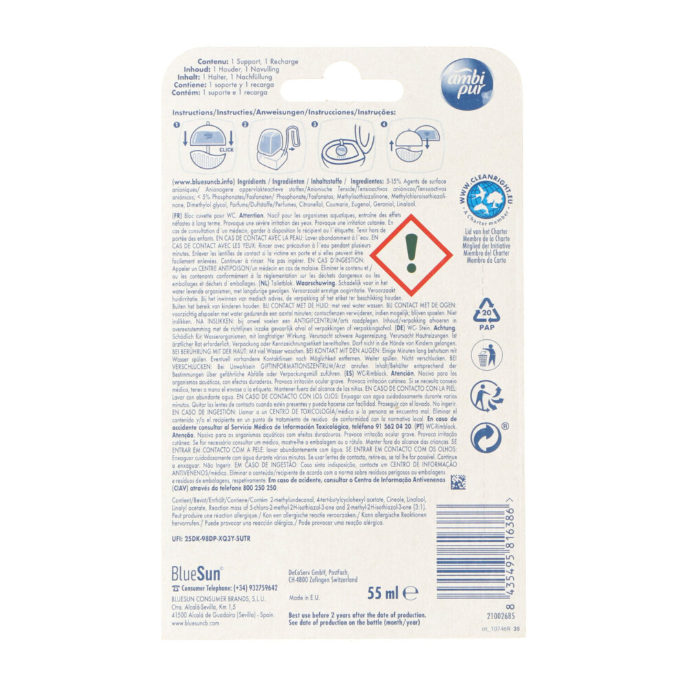 Ambi Pur Toiletblok Starterkit 5in1 Lavender & Rosemary