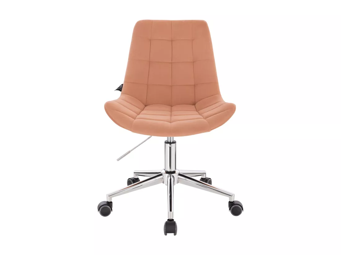 Chaise de bureau MICKY pour enfants réglable en hauteur Orange pastel